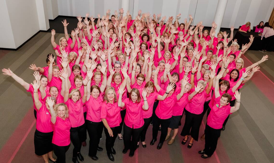 REACH OUT: McGrath Foundation breast care nurses and supporters are helping lead the Pink Up Your town fundraiser this year. 