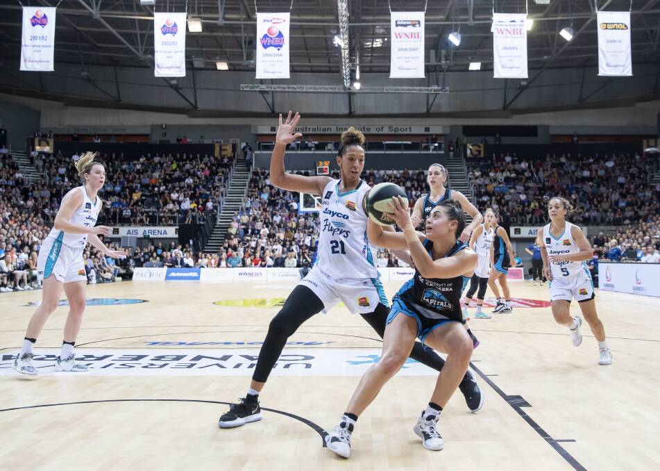 The 2020 WNBL final was the last major event hosted at the AIS Arena. Picture: Sitthixay Ditthavong
