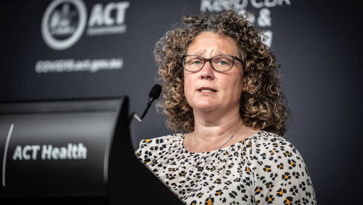 ACT chief health officer Kerryn Coleman. Picture: Karleen Minney