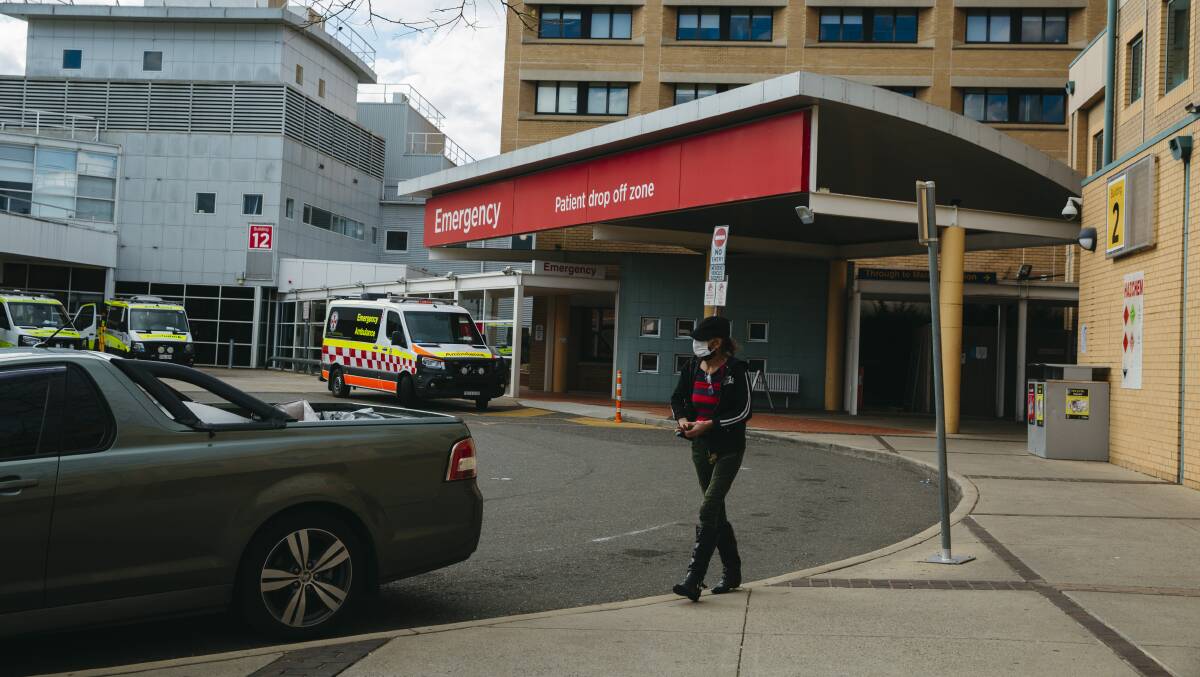 COVID-related hospitalisations have gone past 70 for just the second time in the pandemic. Picture: Dion Georgopoulos