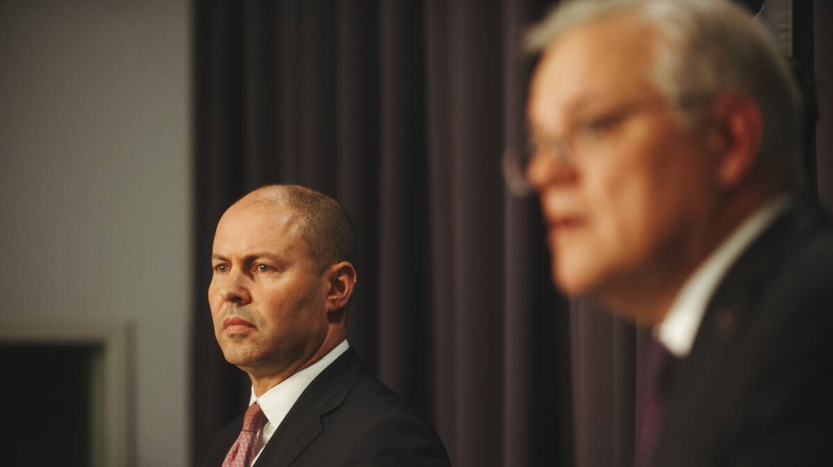 Treasurer Josh Frydenberg released the Intergenerational report this week. Picture: Dion Georgopoulos