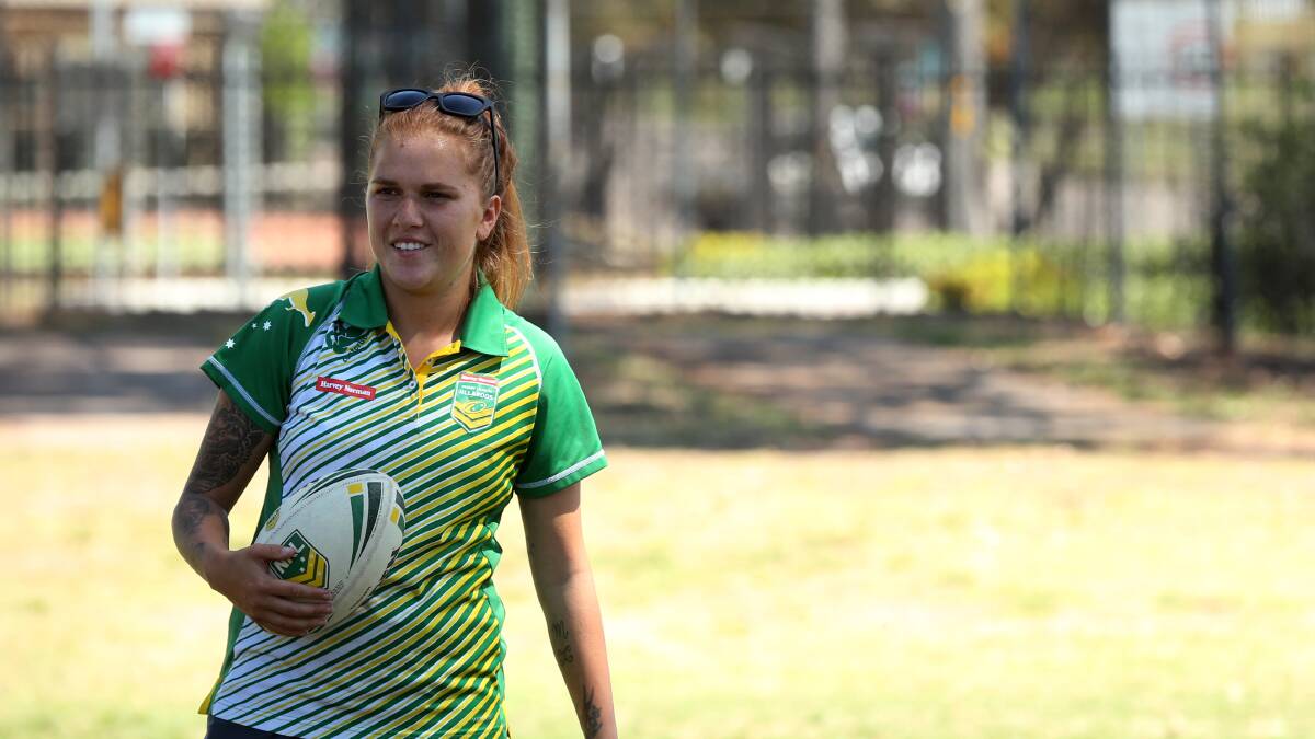 NRLW player Caitlin Moran was suspended for comments she made following the Queen's death. Picture by Simone De Peak