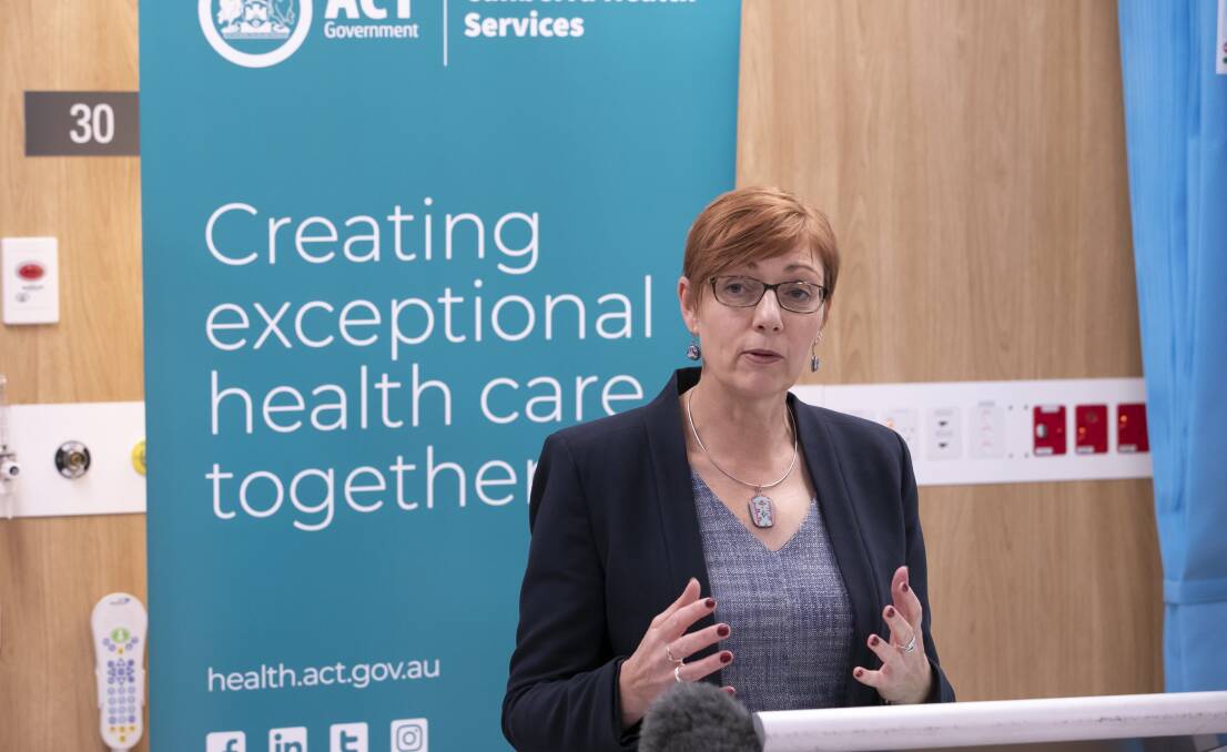 ACT Health Minister Rachel Stephen-Smith. Picture: Keegan Carroll