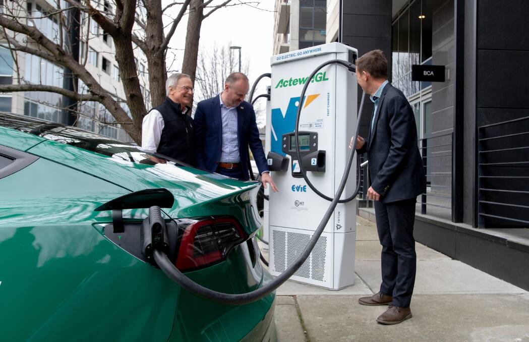 Canberra hosted a significant electric vehicle summit this week. Picture: Elesa Kurtz