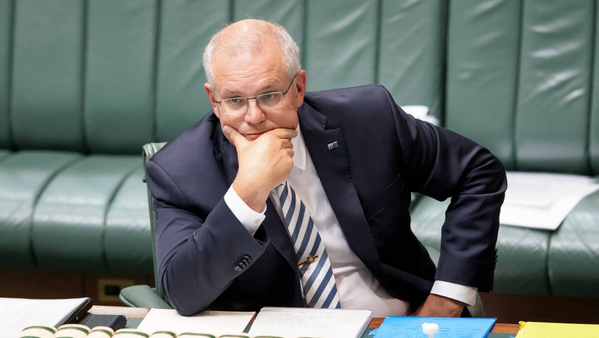 Prime Minister Scott Morrison offered regrets, but no apology. Picture: Sitthixay Ditthavong