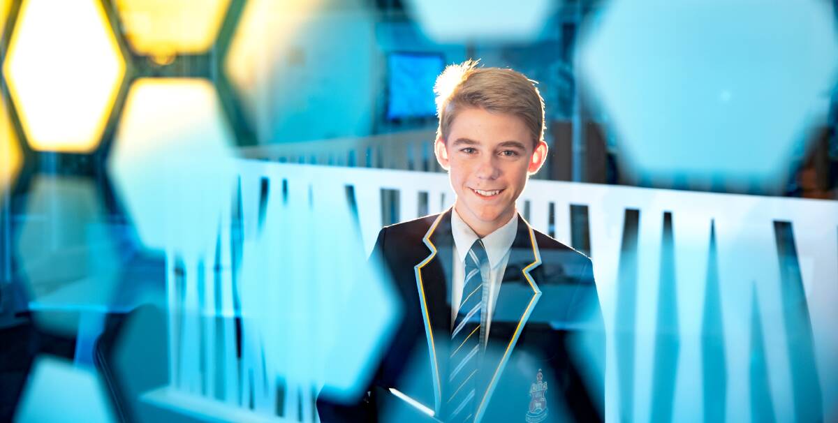 Canberra Grammar School student William Laverty was one of eight Australians to win the Swift Student Challenge. Picture: Sitthixay Ditthavong