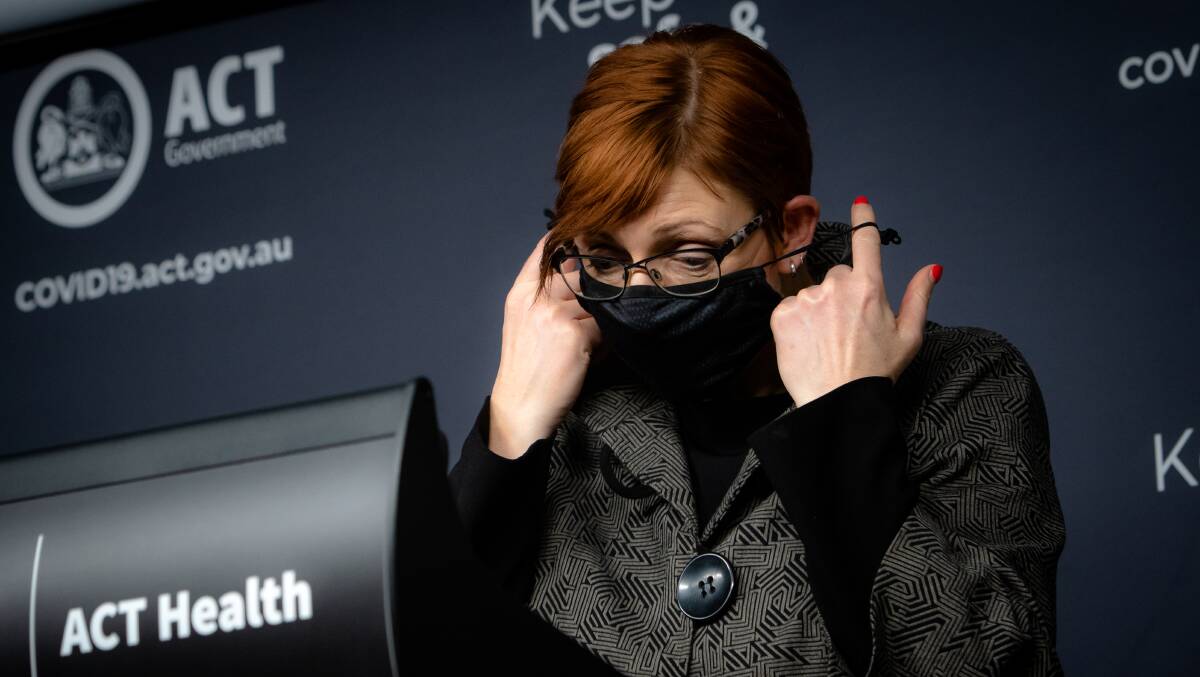 ACT Health Minister Rachel Stephen-Smith has tested positive to COVID. Picture: Elesa Kurtz
