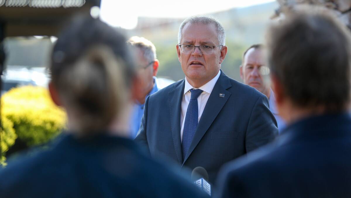 Prime Minister Scott Morrison will meet again with national cabinet today. Picture: Chris Doheny