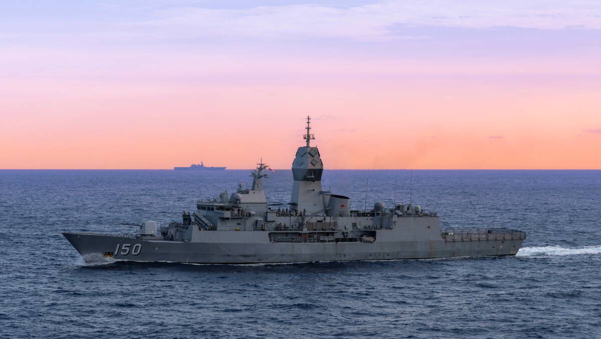 Anzac class frigates. Pictures Defence Images
