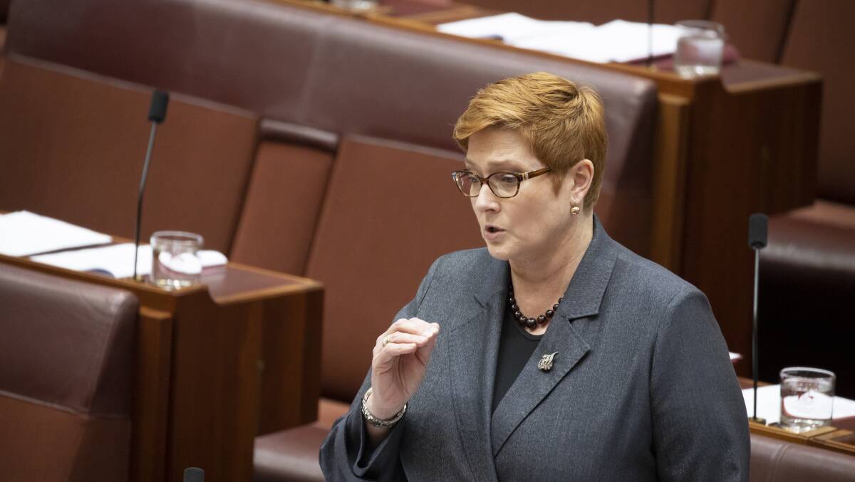 Just last month 50 Canberra jobs were cut under Foreign Affairs Minister Marise Payne's watch. Picture: Sitthixay Ditthavong