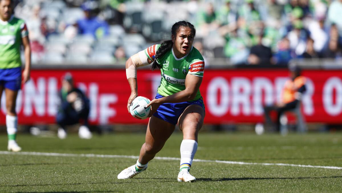 Simaima Taufa was rock solid for the Jillaroos in defeat. Picture by Keegan Carroll