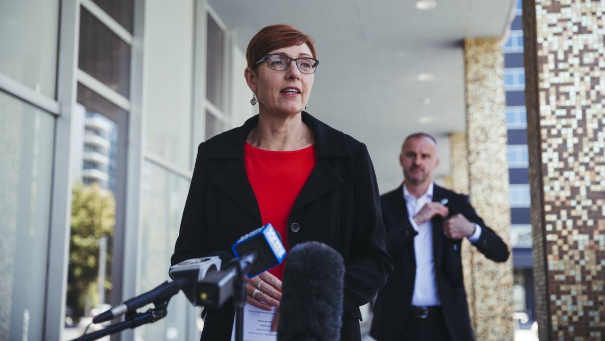 Health Minister Rachel Stephen-Smith said a surge in emergency presentations has put more pressure on the COVID-strained health system. Picture: Dion Georgopoulos