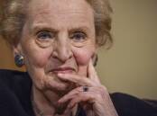 Madeleine Albright was the first female US secretary of state. Picture: Getty Images