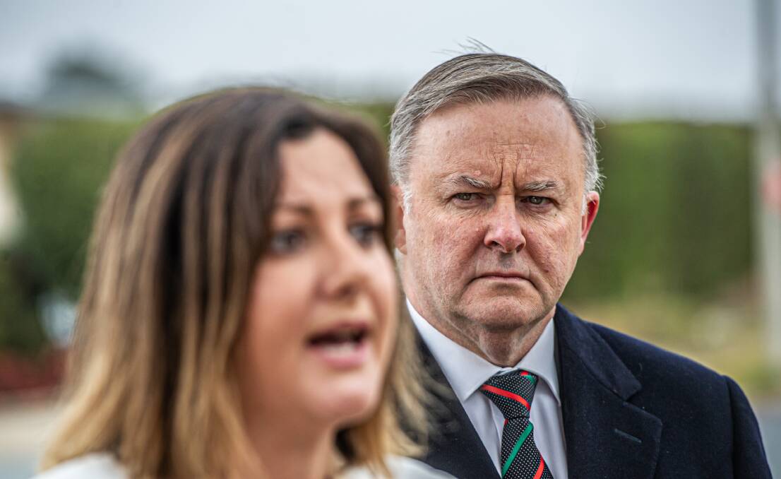 A loss for Labor's Kristy McBain could have ramifications for leader Anthony Albanese. Picture: Karleen Minney
