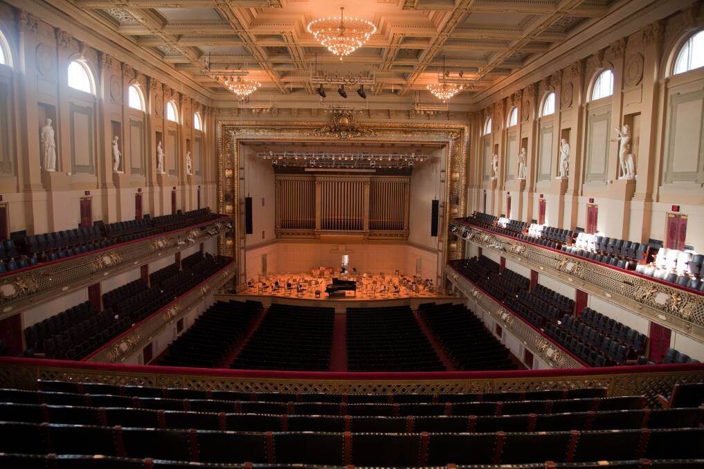 Inside the Boston Symphony Hall which was designed by Wallace Sabine. Picture: Shutterstock