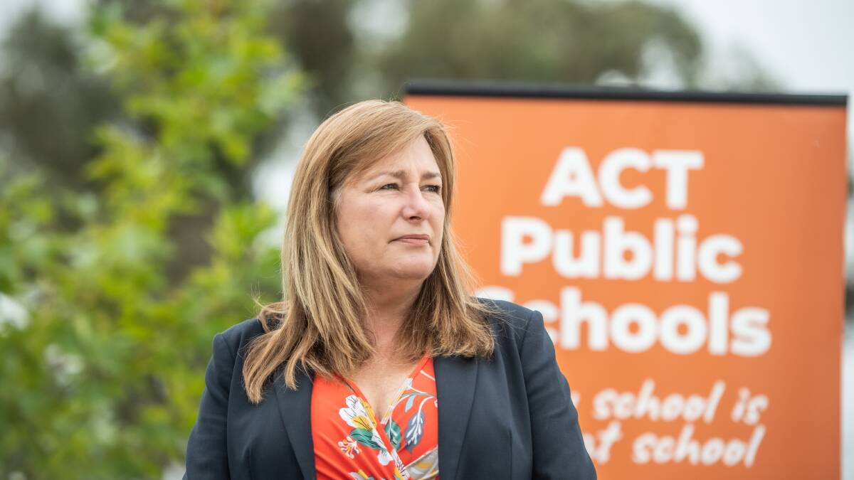 ACT Education Minister Yvette Berry. Picture Karleen Minney