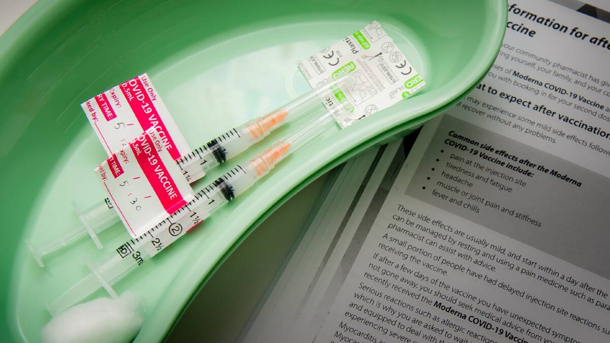 Double-dose vaccination rates for over 16s in Australia has gone past 85 per cent. Picture: Elesa Kurtz
