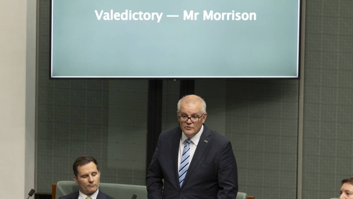 Former prime minister Scott Morrison quit Parliament last week. Picture by Gary Ramage
