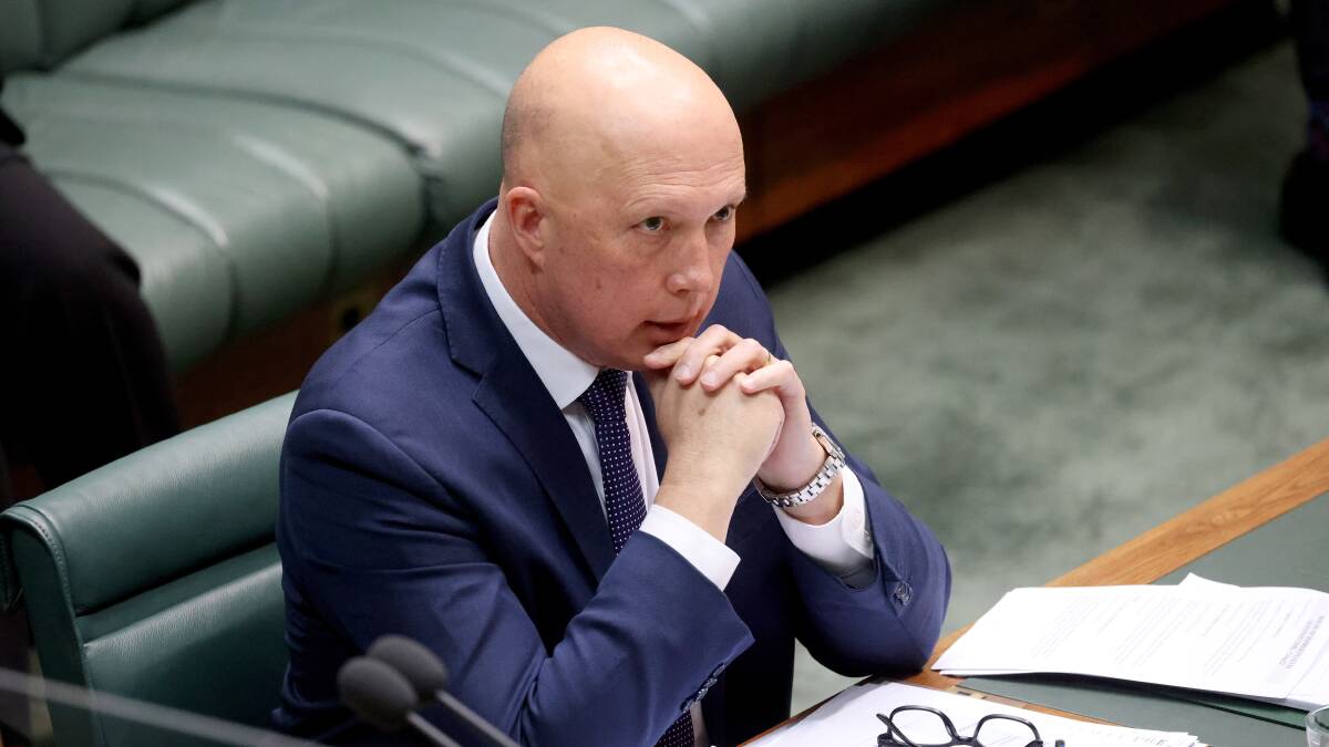 The fact Peter Dutton is from Queensland, and well-liked within his party, made him the only viable option for opposition leader. Picture by James Croucher