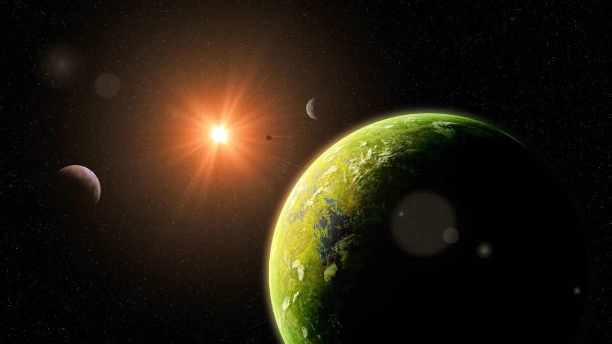 An impression of an Earth-like exoplanet. Picture: Shutterstock 