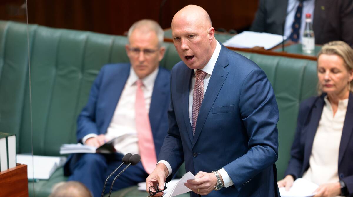 Peter Dutton's views are becoming more irrelevant in this new Parliament. Picture: Sitthixay Ditthavong
