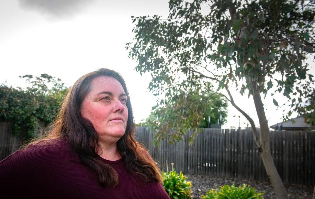 Cheree Lewis has asthma and hay fever that has the same symptoms at COVID. Picture: Elesa Kurtz 