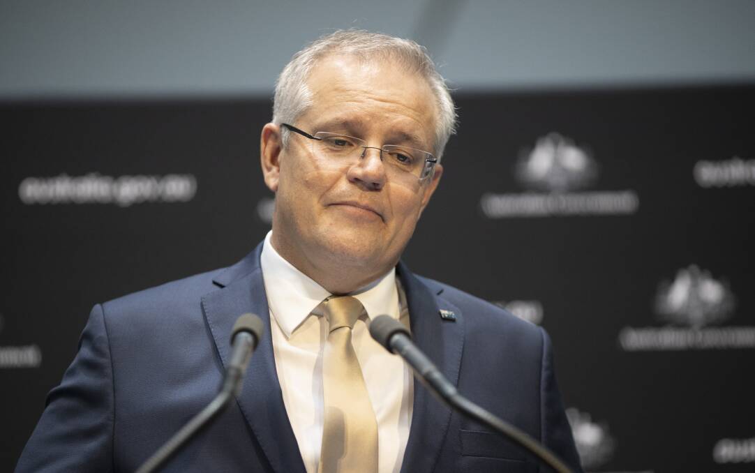 Prime Minister Scott Morrison announced childcare would be free for working parents. Picture: Sitthixay Ditthavong