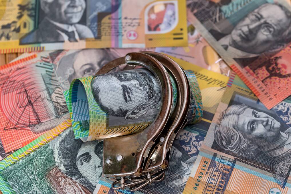 A decent proportion of Australia's largest denominations is tied up in illegal activity. Picture Shutterstock