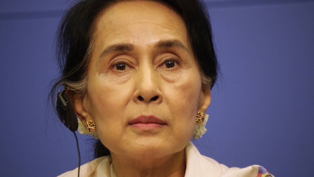 Aung San Suu Kyi represented Myanmar at the last Australian ASEAN summit. Now she is serving a 27-year prison sentence. Picture Shutterstock