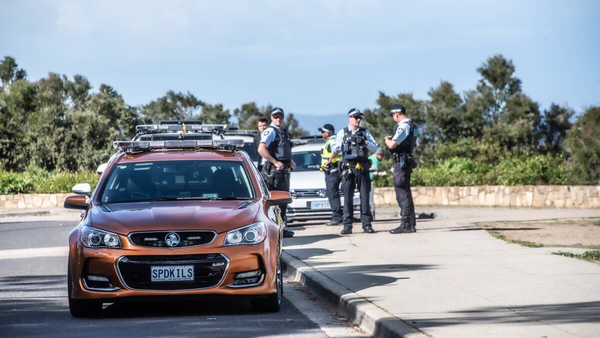 ACT police will be targetting speeding motorists this January. Picture: Karleen Minney