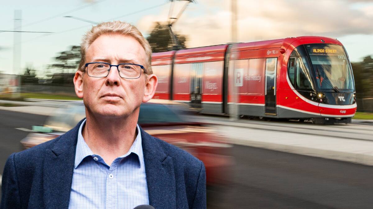 Opposition transport spokesman Mark Parton says Labor governments elsewhere have stopped investing in trams. Pictures by Jamila Toderas, Sitthixay Ditthavong
