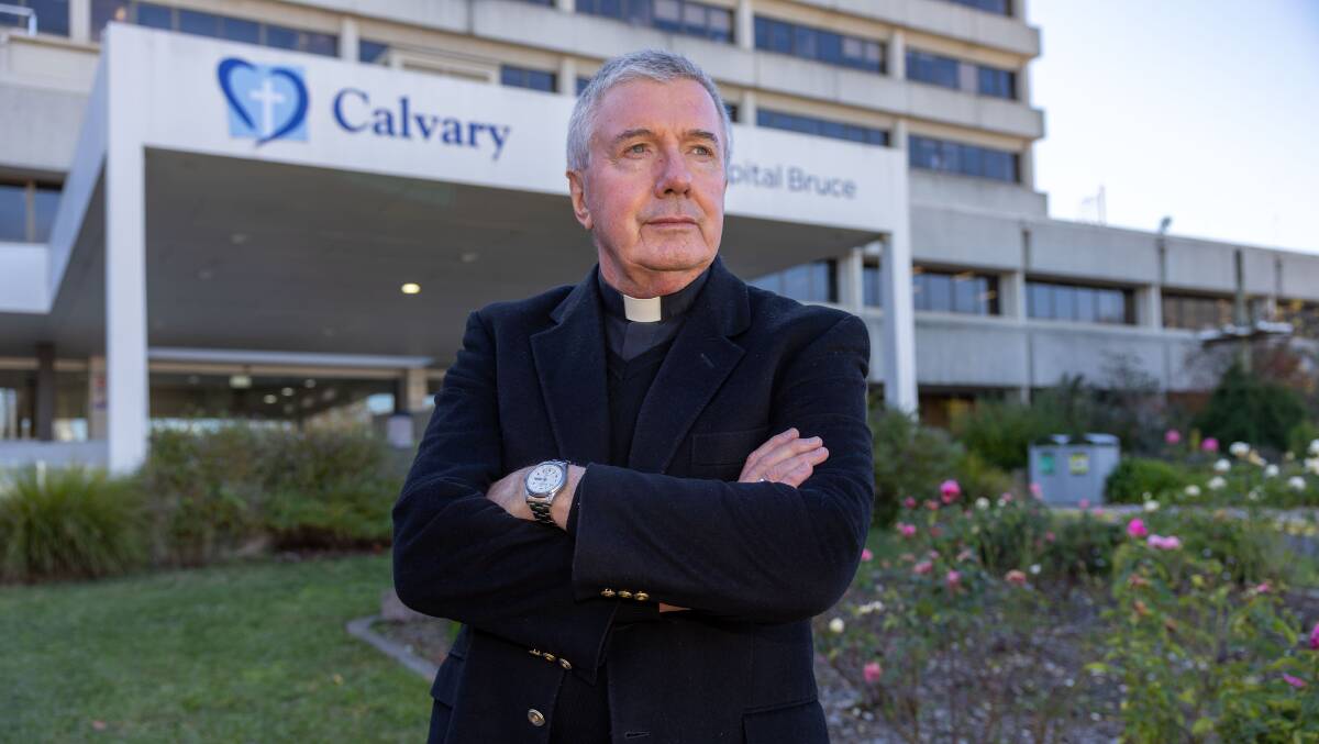 Archbishop Christopher Prowse says Calvary staff are feeling anxious. Picture by Gary Ramage