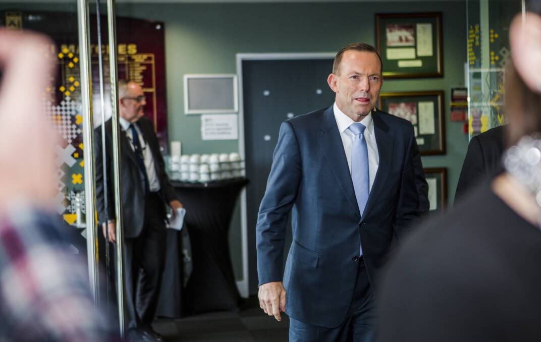 Former prime minister Tony Abbott. Picture: Jamila Toderas