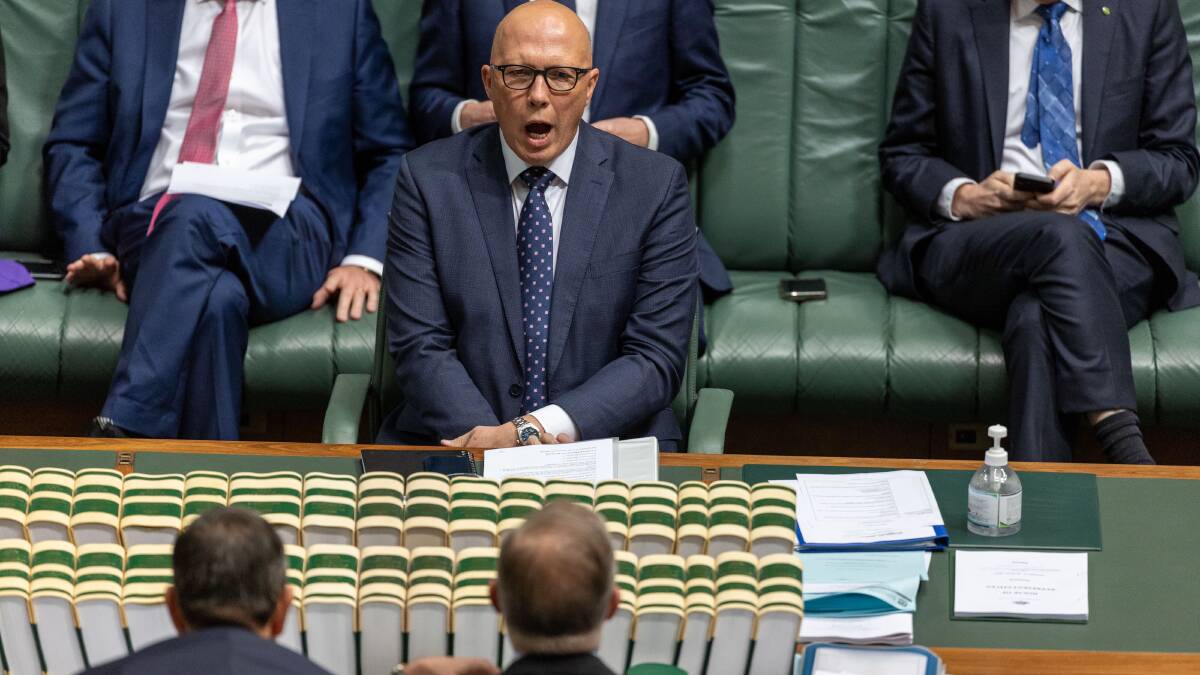 Peter Dutton and his Coalition of industry pretend to have no power Picture by Gary Ramage