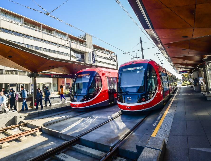 Light rail investment raises questions about housing. Picture by Karleen Minney 