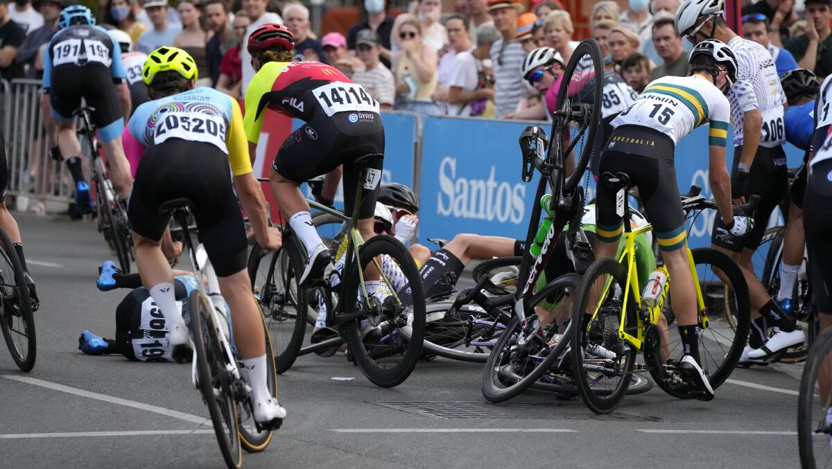 I cannot celebrate Santos' sponsorship of the Tour Down Under. Picture Getty Images