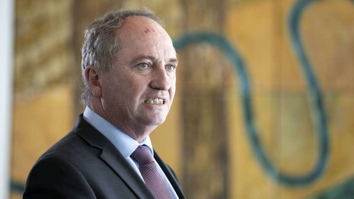 The Nationals' Barnaby Joyce. Picture: Sitthixay Ditthavong