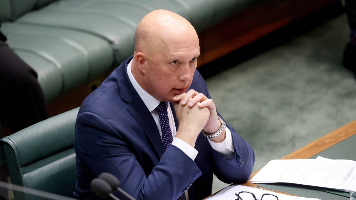 Opposition Leader Peter Dutton. Picture by James Croucher