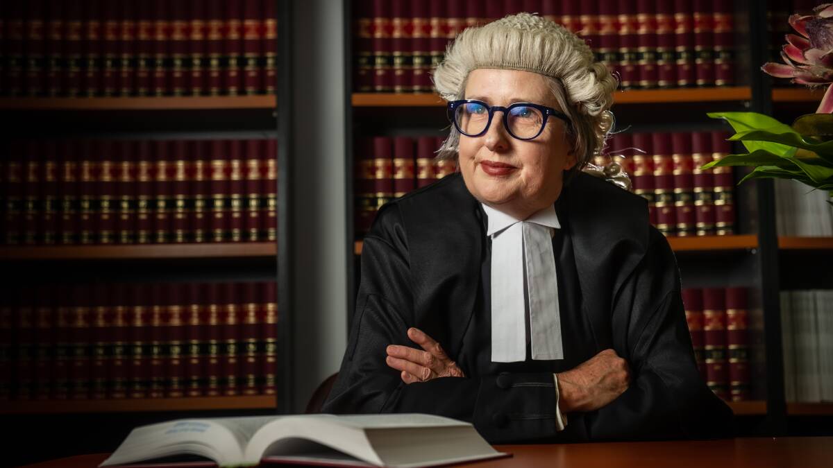 Criminal barrister Margaret Jones in her office after being appointed to senior counsel in the ACT. Picture: Karleen Minney
