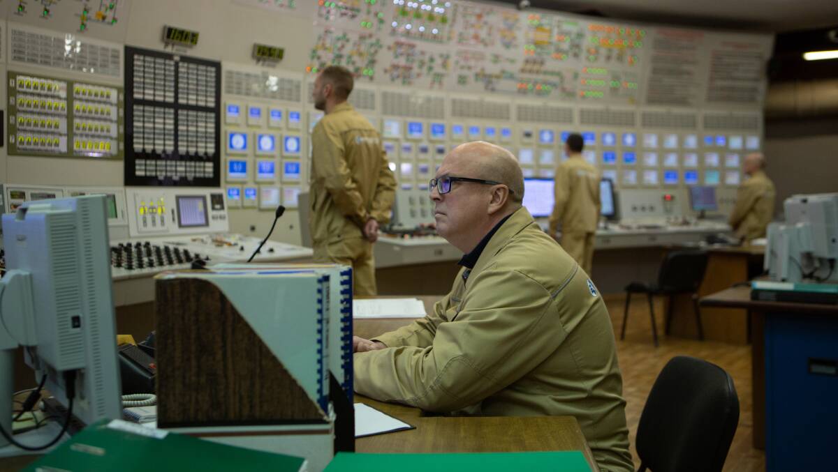 Ukrainian nuclear workers prepare for potential Russian attacks. Picture Getty Images
