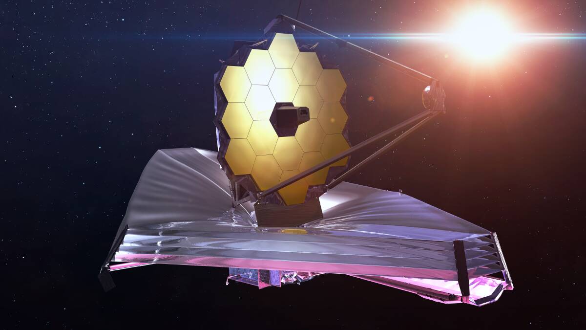 An illustration of the James Webb Space Telescope. Picture: Shutterstock