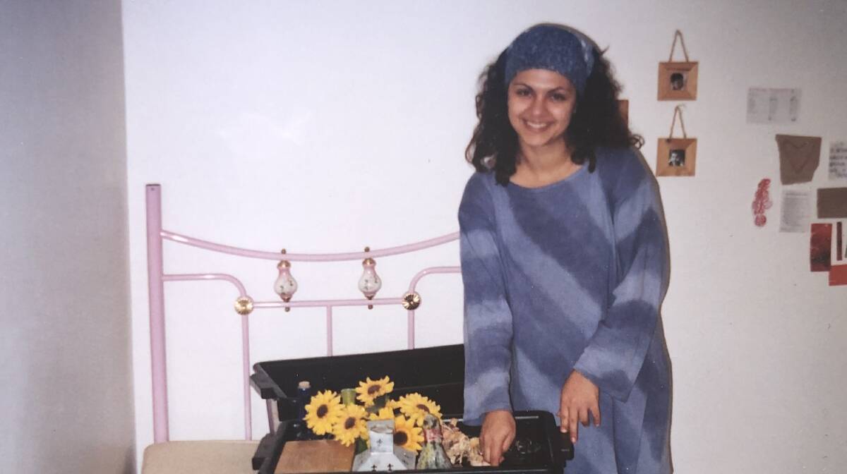 Annie Littlehales in her Chisholm home before moving out in 1998. Picture: Supplied