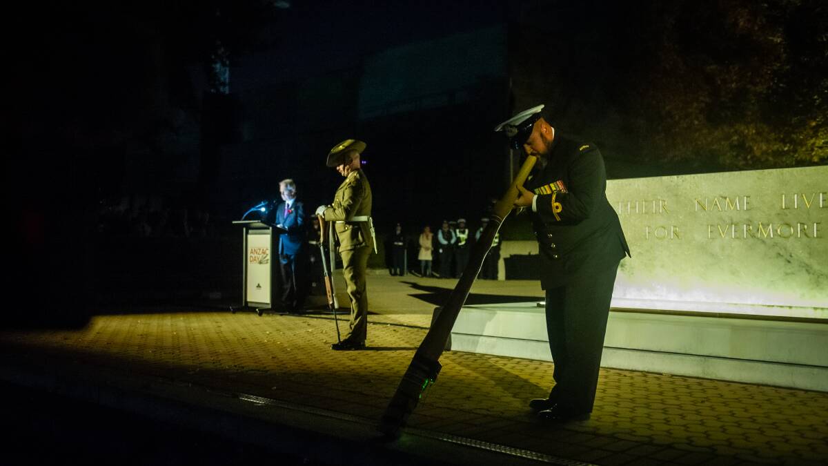 The 2023 Anzac Day dawn service at the Australian War Memorial in Canberra. Picture by Karleen Minney