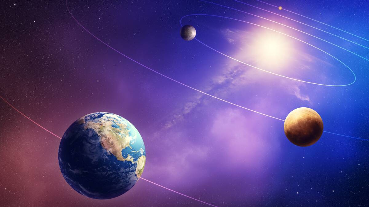 Planets have their own orbit like a circular racetrack. Picture: Shutterstock
