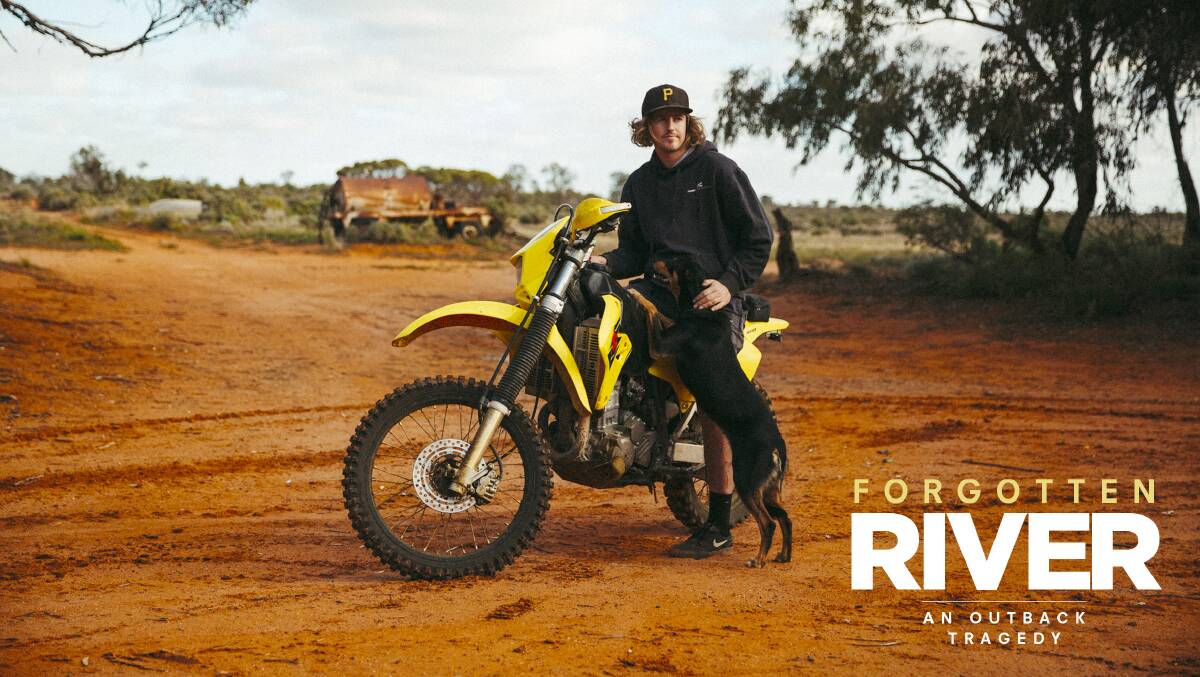 Will Ashby pictured at his parents' property, Trevallyn station, Wilcannia, NSW. Picture: Dion Georgopoulos
