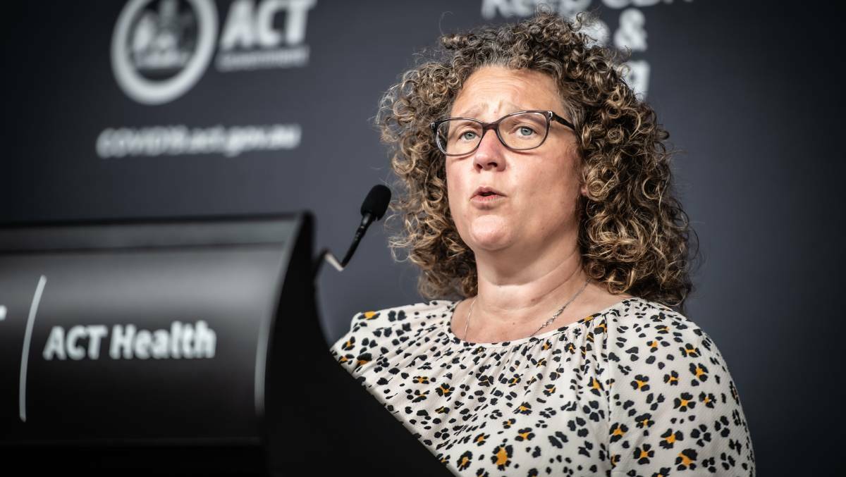 ACT Chief Health Officer Kerryn Coleman. Picture: Karleen Minney