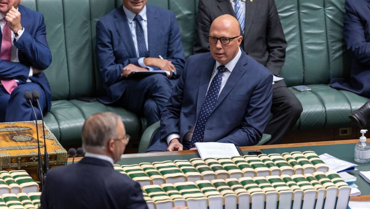 Prime Minister Anthony Albanese and Opposition Leader Peter Dutton. Picture by Gary Ramage