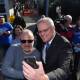 Prime Minister Scott Morrison takes a selfie at the Laurimar Primary School in Doreen the seat of McEwen in Melbournes north on Saturday. Picture: AAP