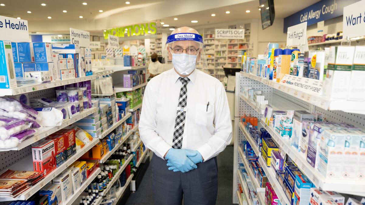 PharmaSave Woden owner Faruq Amin. Picture: Sitthixay Ditthavong