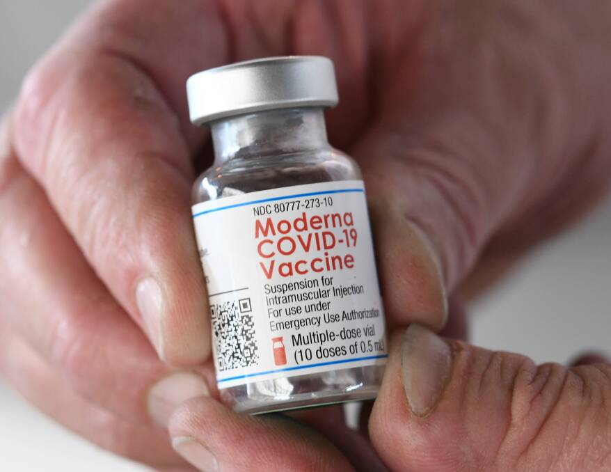 The Australian government has ordered 25 million doses of the Moderna vaccine. Picture: Getty Images